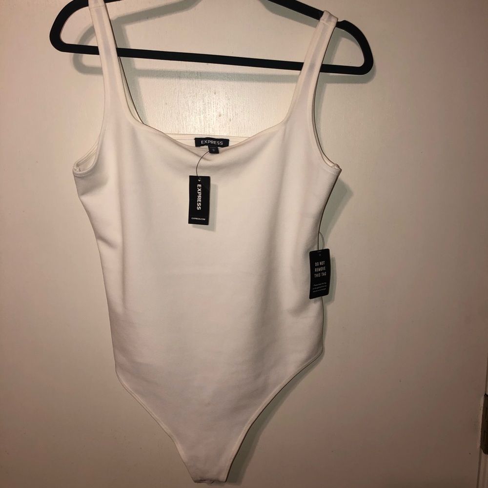 Express Square Neck Thong Bodysuit